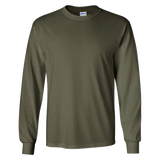 Gildan Calera Zip Code 35040 With Big State Outline - Long Sleeve Shirt