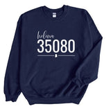 Gildan Helena Zip Code 35080 With Line Underneath - Sweatshirt