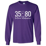 Gildan Helena Zip Code 35080 With State Outline as Zero - Long Sleeve Shirt