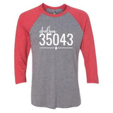 Chelsea Zip Code 35043 With Line Underneath - Raglan