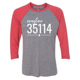 Maylene Zip Code 35114 With Line Underneath - Raglan