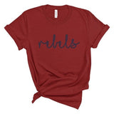 Rebels Cursive - Short Sleeve Shirt