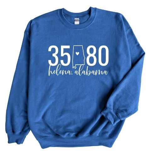 Gildan Helena Zip Code 35080 With State As Zero - Sweatshirt