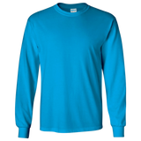 Gildan Alabaster Zip Code 35007 With Line Underneath - Long Sleeve Shirt