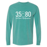 Comfort Colors Helena Zip Code 35080 With State Outline as Zero - Long Sleeve Shirt