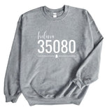 Gildan Helena Zip Code 35080 With Line Underneath - Sweatshirt