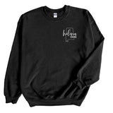 Pocket Size Custom Zip Code Sweatshirt With Big State Design - Sweatshirt